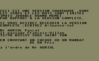 Mocle atari screenshot
